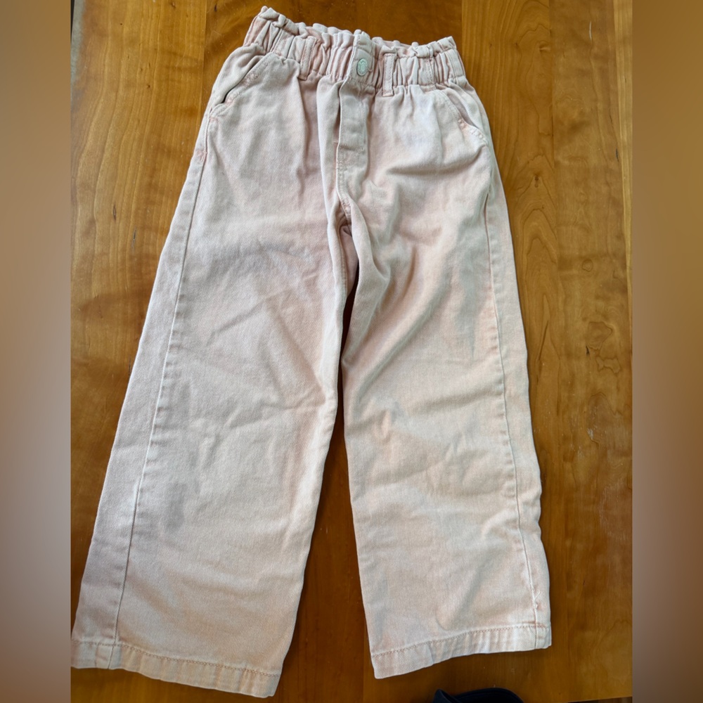 Light pink wide leg jeans from H&M size 6